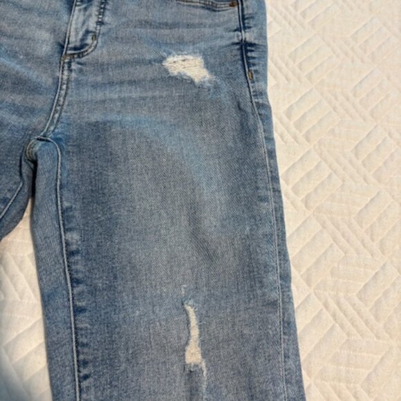 Loft Distressed High Waist Jeans - Picture 3 of 7